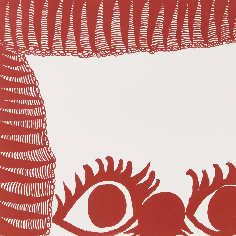 Myself portrait done when I was heartbroken print by Yayoi Kusama